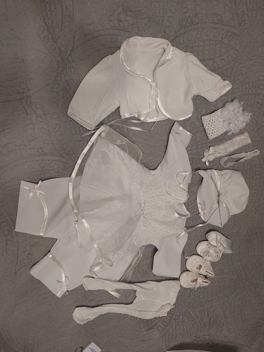 Komplet do chrztu dla dziewczynki