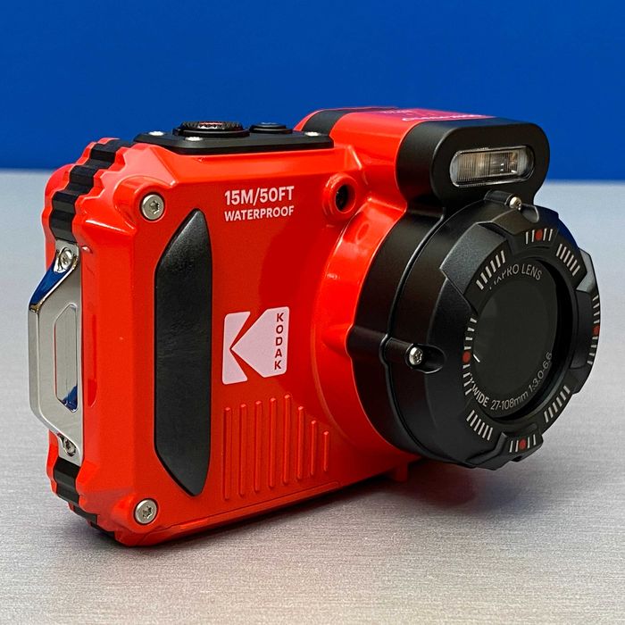 Kodak PixPro WPZ2 | 16.3MP | 1080P | NOVA | Red | 3 ANOS DE GARANTIA