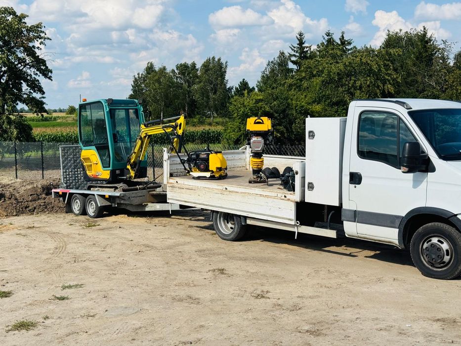 Usługi minikoparka, prace ziemne,wykopy