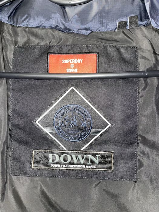 Puchowa kurtka Superdry granatowa 36