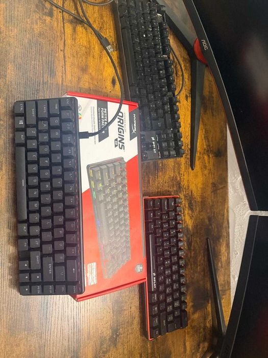 Rato, Teclado, fones Gamer, Conjunto