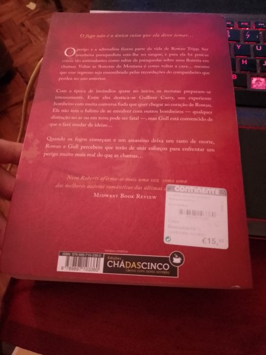 Coração em chamas-Nora Roberts-1edi-Chà das 5-8E-Pincel Barba3EDesde3E