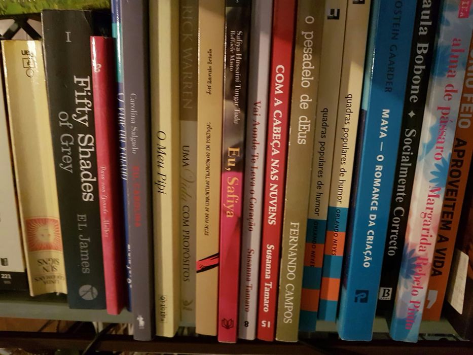 Livros variados em bom estado