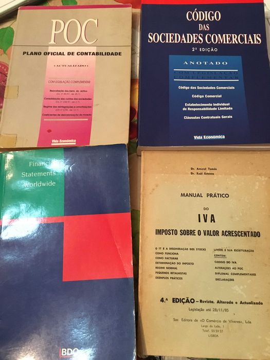 Livros técnicos fiscalidade e contabilidade