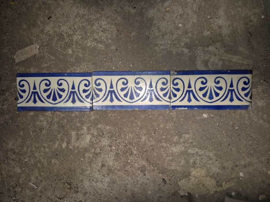 Barras/Frisos Decorativas – Azul e Branco (7,5 e 8 cm x 15 cm )