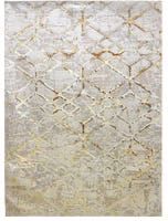 Tapete dourado/bege