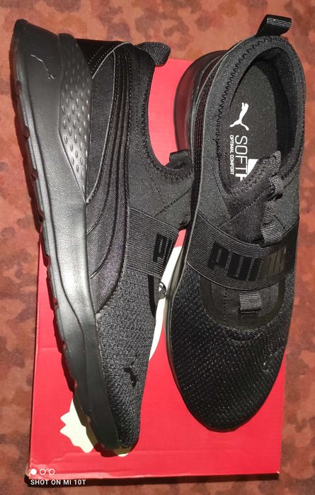 Кросівки чоловічі легкі Puma (оригінал), чорні, US 11, EU 44,5