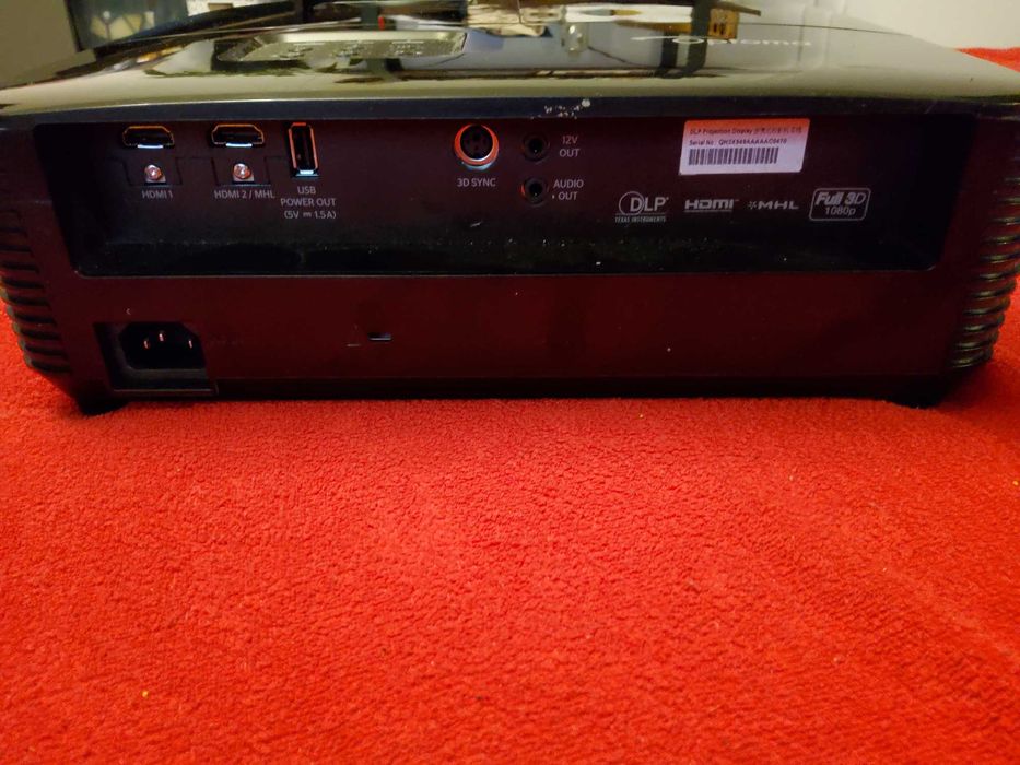 Projektor Optoma HD144X DLP, 1920x1080px, 3400 lm, przebieg 87 godz.!