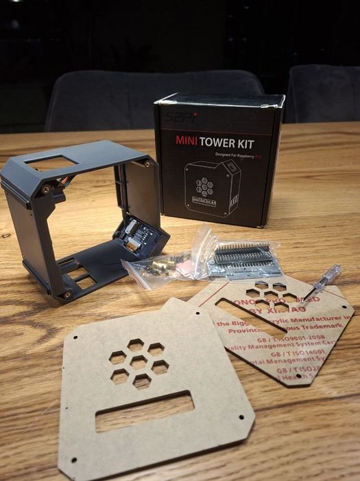 52Pi Raspberry Pi 5 ABS Mini Tower Complete Kit + Ice Tower + дисплей 0 ...