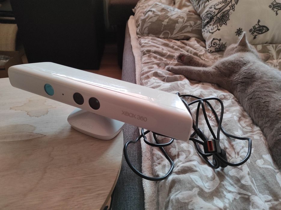 DOSTĘPNE / Sensor KINECT do Xbox 360 - oryginalny, biały, white, wys.