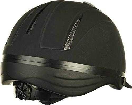 Kask Jeździecki HKM 4719 Carbon Art Matowy Czarny r. XS (48-54cm)