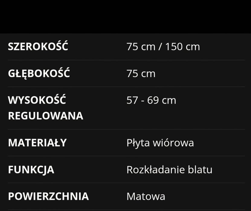 Sprzedam ławostół.