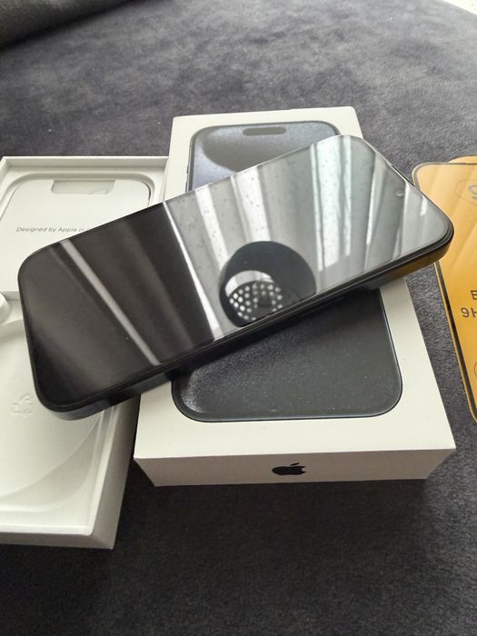 Iphone 15 Pro 256GB Blue Titanium idealny