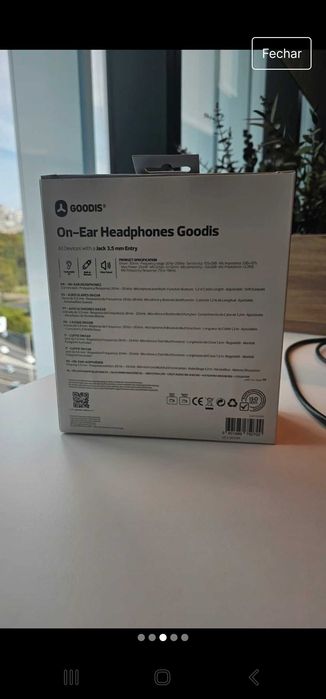 Auscultadores/Fones over hear com fios