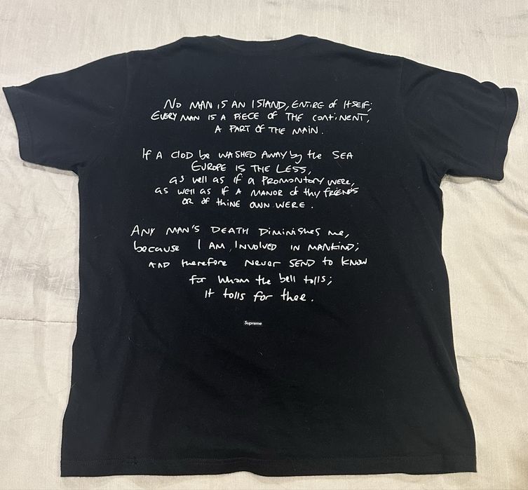 Supreme/Corteiz Rules The World Tee Black