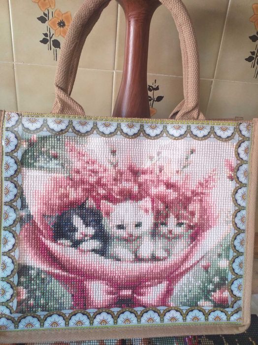 Saco Tote Pintura de Diamantes