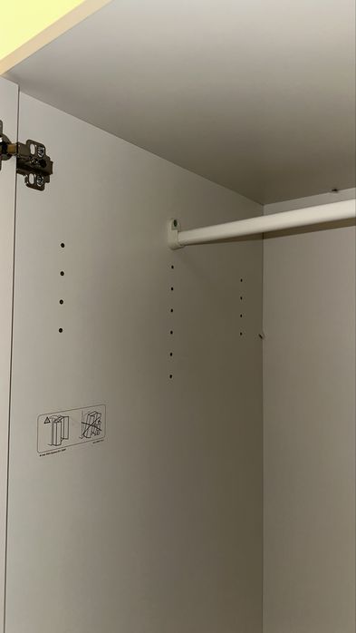 Szafa IKEA KLEPPSTAD 2 drzwi biała