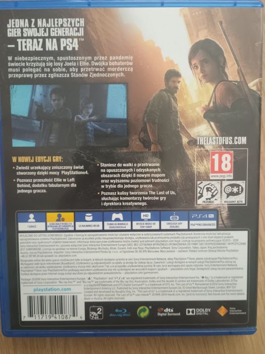 The last of us remastered ps4