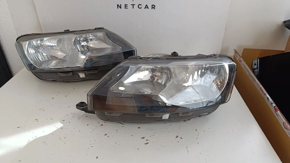 Farol óptica Skoda rapid 2013