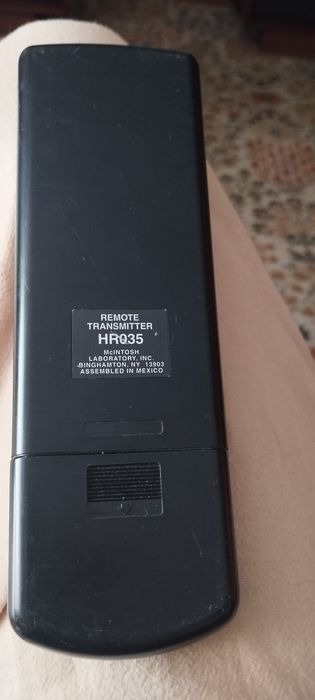 Controle Remoto McIntosh HR 035 para leitor de CD MCD 751