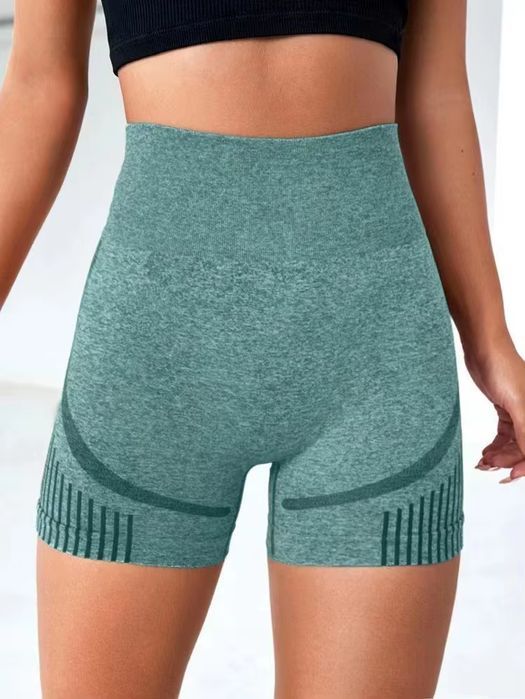 Spodenki Push-Up do Ćwiczeń Modelujące Bezszwowe Wysoki Stan - L