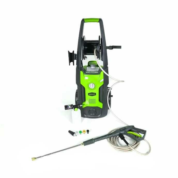 Мийка високого тиску для авто Greenworks 2100 Вт 155бар +насадки мойка
