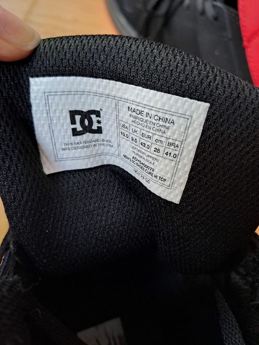 Buty trampki sneakersy DC shoes Gaveler 44.5 czarne