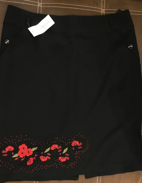 Юбка XXL / спідниця з квітами