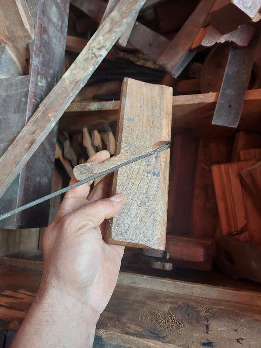 Ferramentas antigas de carpintaria