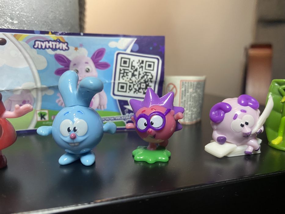 Лунтік іграшки лунтик киндер игрушки коллекция