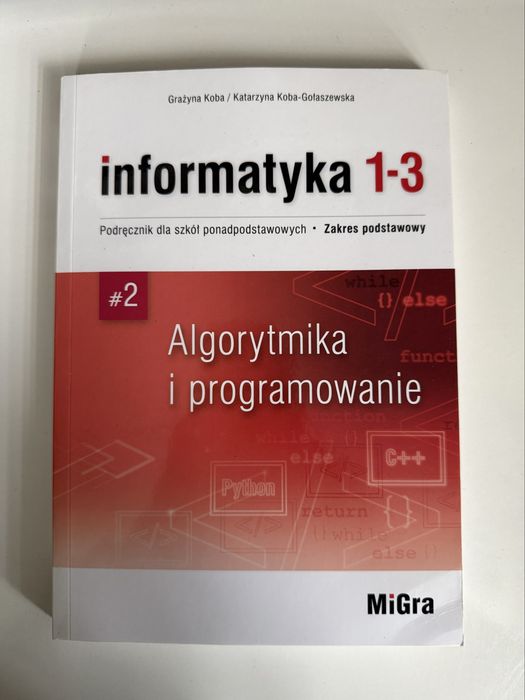 Informatyka 1-3, #2 algorytmika i programowanie