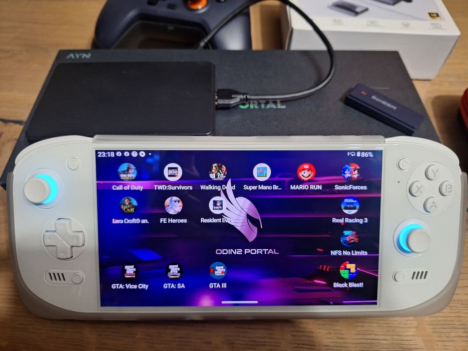 Ayn Odin 2 Portal Max 16+1TB mega zestaw