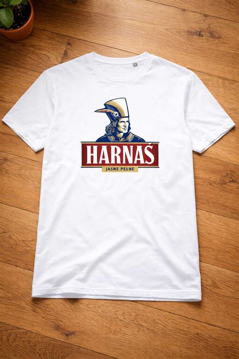 Koszulka Harnaś Premium L | 100% bawełna | Streetwear Unisex | Nowa
