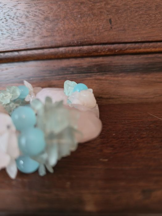 Pulseira nova com pedras naturais