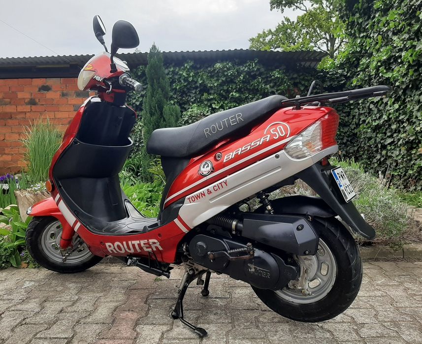 Ładny skuter Romet Router Bassa 50ccm 4t 2012r 3385km 60km/h