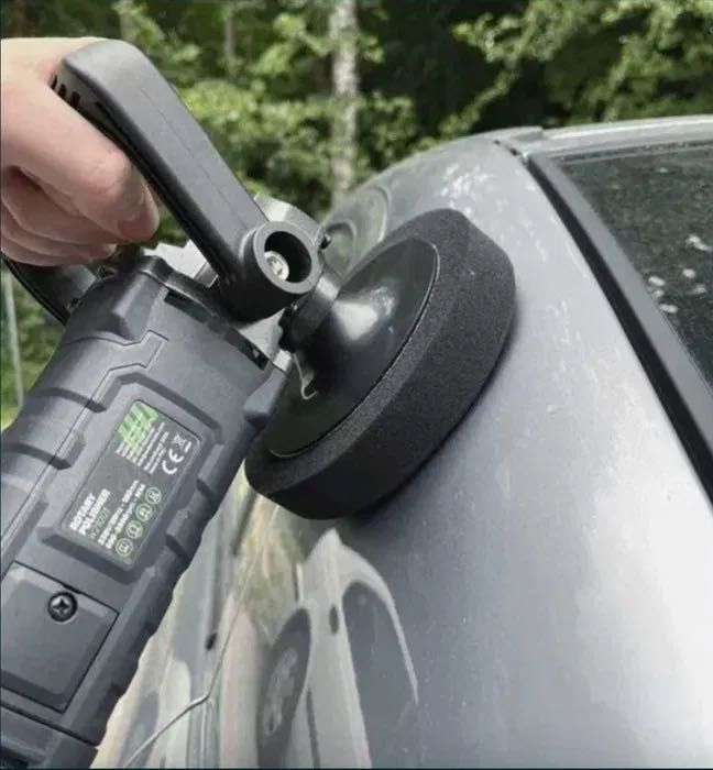 Polerka Samochodowa Rotacyjna 2300w Regulacja Obrotów + Zestaw Gąbek