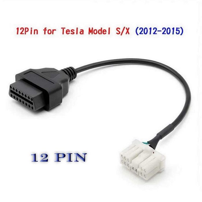 TESLA Переходники OBD2 на 12-20-26 PIN и Enet  Model S-S/X-3/Y с 2013 и по 2025 год