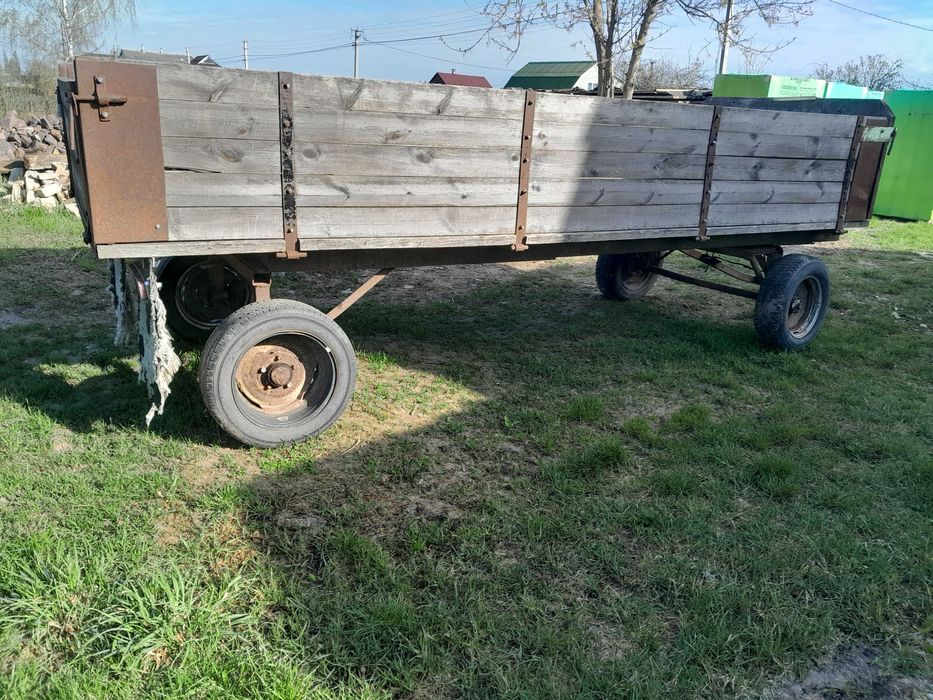 Продам причіп саморобний до трактора" ціна 500$