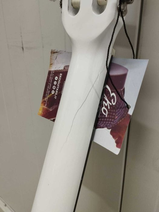 EKO Guitars CS-5 White Gitara klasyczna 3/4 Dla dzieci i młodzieży