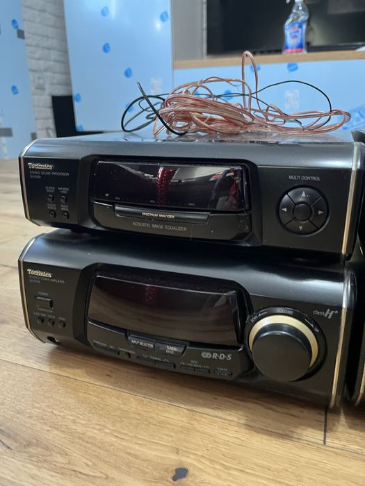 Wieża Technics  SC-EH50 - Sprzedam pełny zestaw audio Technics  – Amplituner, CD, deck, equalizer, tuner, głośniki