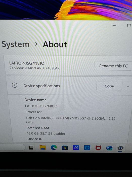 ASUS ZenBook Duo 14 i7