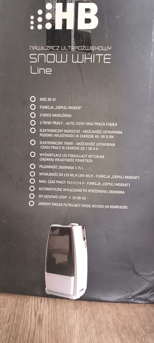 Nawilżacz powietrza ultradźwiękowy HB 1050