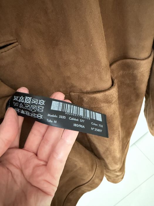 Пиджак замшевый Massimo Dutti