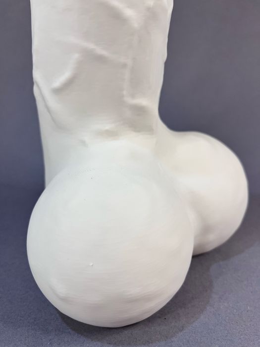 Doniczka Fallus biała śmieszny prezent 18 urodziny wys. 16,5 cm gadżet