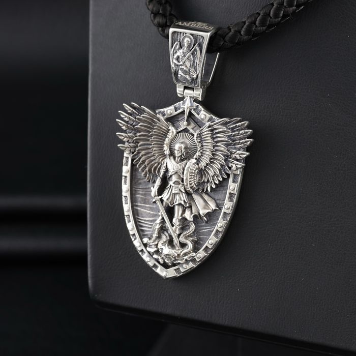 Срібна підвіска АРХАНГЕЛ МИХАЇЛ 33 грама