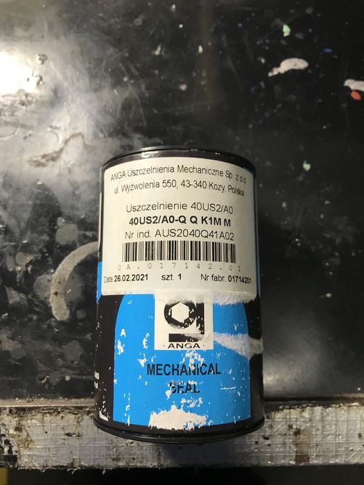 Uszczelnienie mechaniczne Anga 40US2/A0