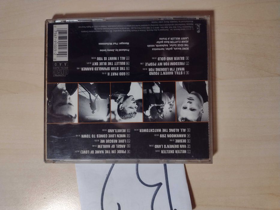 CD U2 Rattle And Hum I wydanie