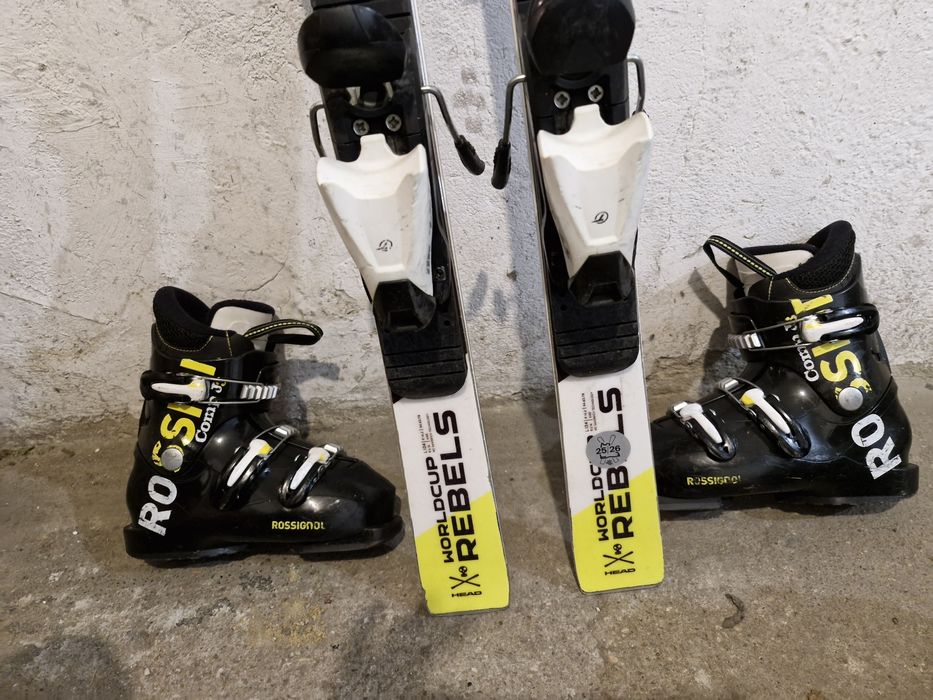 Head rebels 124 cm buty Rossignol
