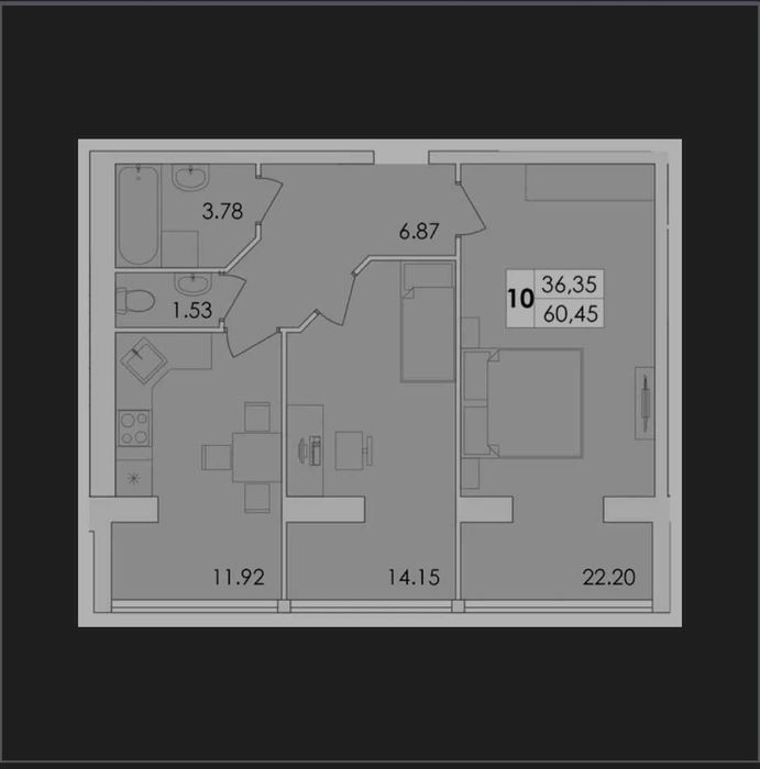 2-х кімнатна квартира з АВТОНОМКОЮ!
