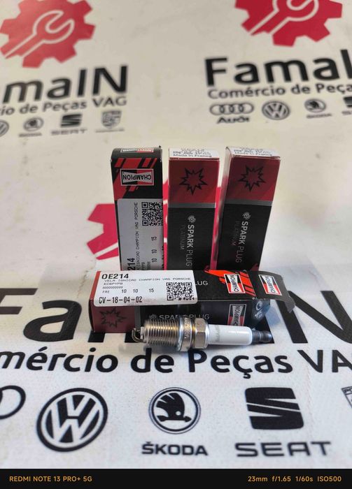 Vela De Ignição AUDI A3 Sportback KC6PYPB (OEM) | OE214 (OEM)